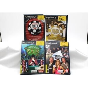 PS2 Poker Bundle: WSOP 2007 & 2008 World Champ Poker 2004 World Poker Tour 2006